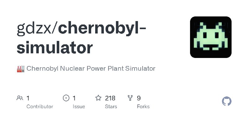 GitHub - gdzx/chernobyl-simulator: :factory: Chernobyl Nuclear Power Plant Simulator