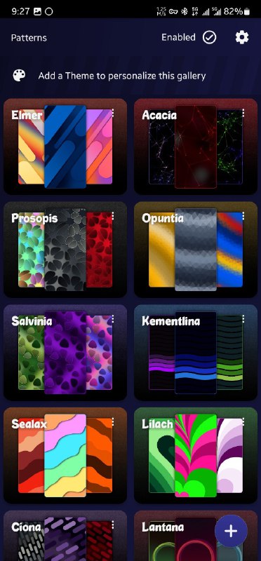 谷歌的这个还没用上，发现以前分享的Tapet更新到9.0了，目前有88种预设，用了几天还不错